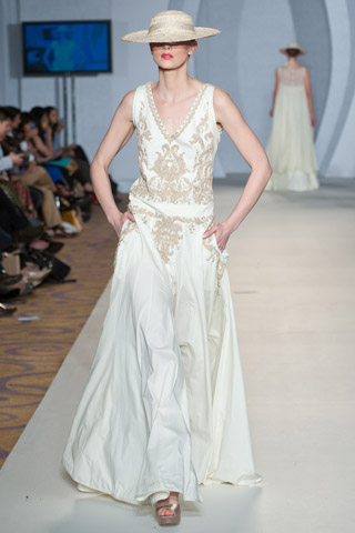 Zaheer Abbas Collection at PFW 3 London 2012