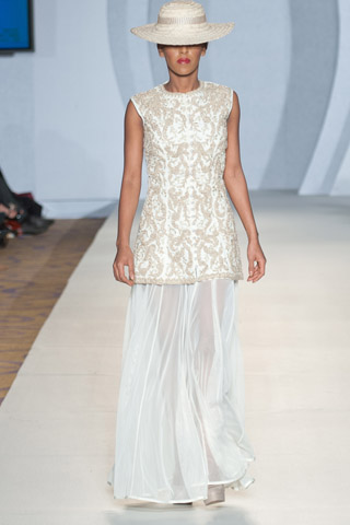 Zaheer Abbas Collection at PFW 3 London 2012