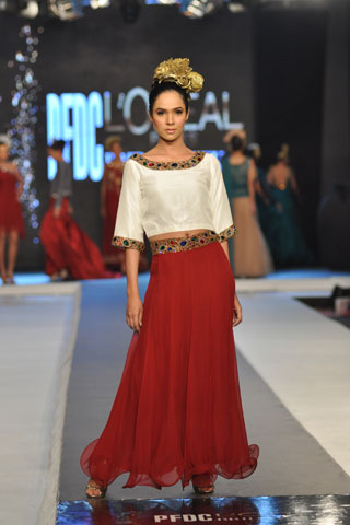 AZZA Collection at PFDC L'Oreal Paris Bridal Week 2012