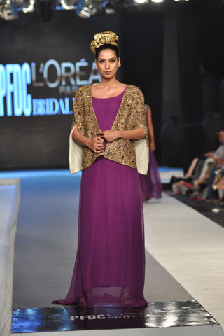 AZZA Collection at PFDC L'Oreal Paris Bridal Week 2012