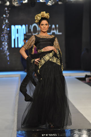AZZA Collection at PFDC L'Oreal Paris Bridal Week 2012