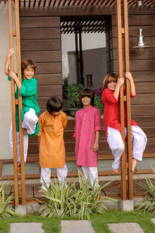 Summer 2013 Formal Dresses for Kids by Khaadi