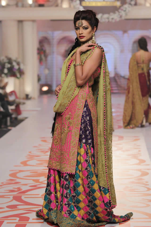 Telenor Bridal Couture Week 2015 Adnan Pardesy Wedding Dresses Pics