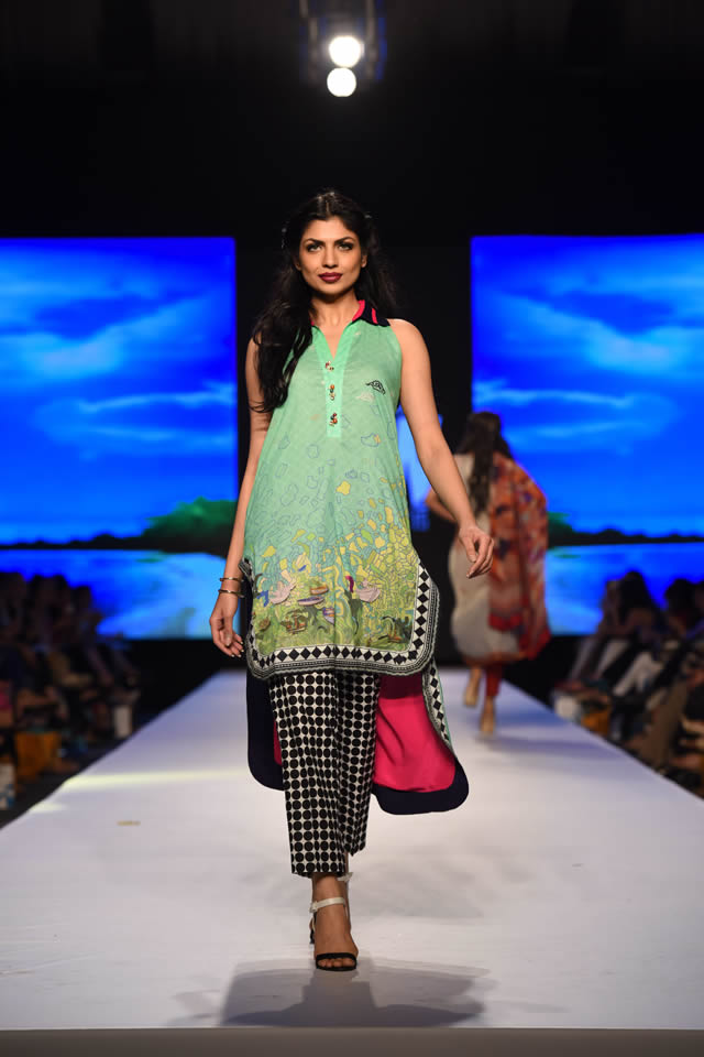 2015 Telenor Fashion Pakistan Week Al Karam Formal Dresses Pics