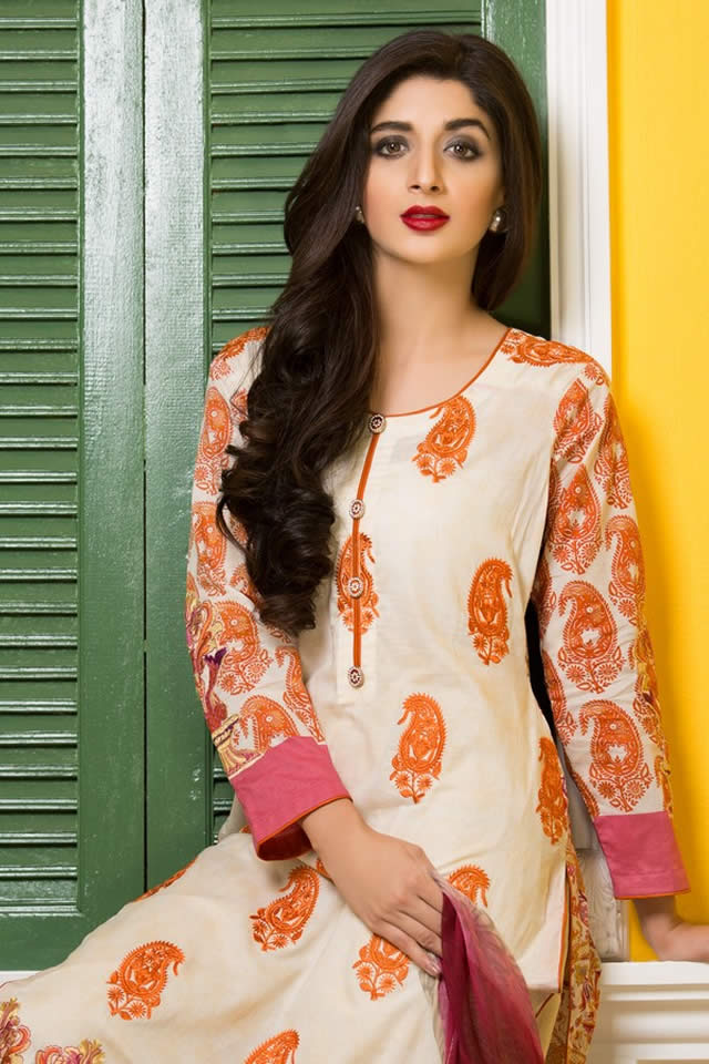 Al Zohaib Mahiymaan Collection Signature Eid Lawn 2015