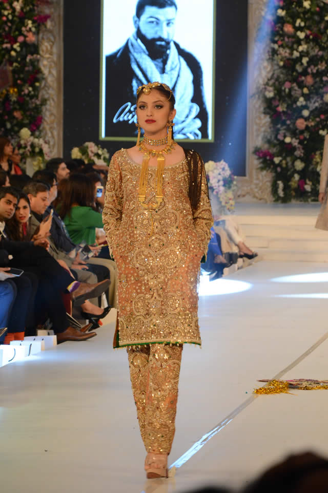 Fashion Designer Ali Xeeshan Collection PFDC LOreal Paris Bridal Week 2015 Gallery
