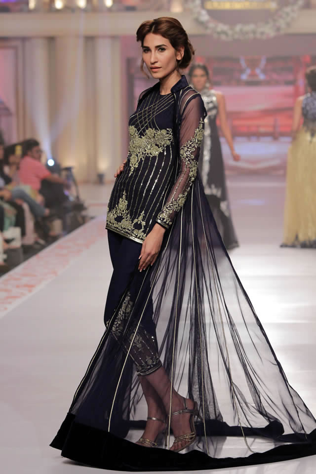 Telenor Bridal Couture Week 2015 Amina Yasmeen Formal Dresses
