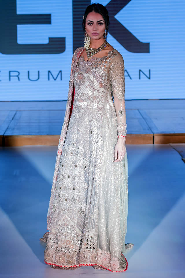 2015 Pakistan Fashion Week 8 London Erum Khan Winter Dresses Picture Gallery