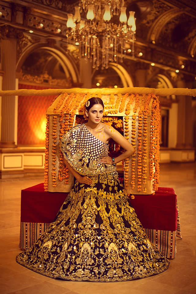 Erum Khan Nawabzadi Bridal Couture Featuring Saba Qamar