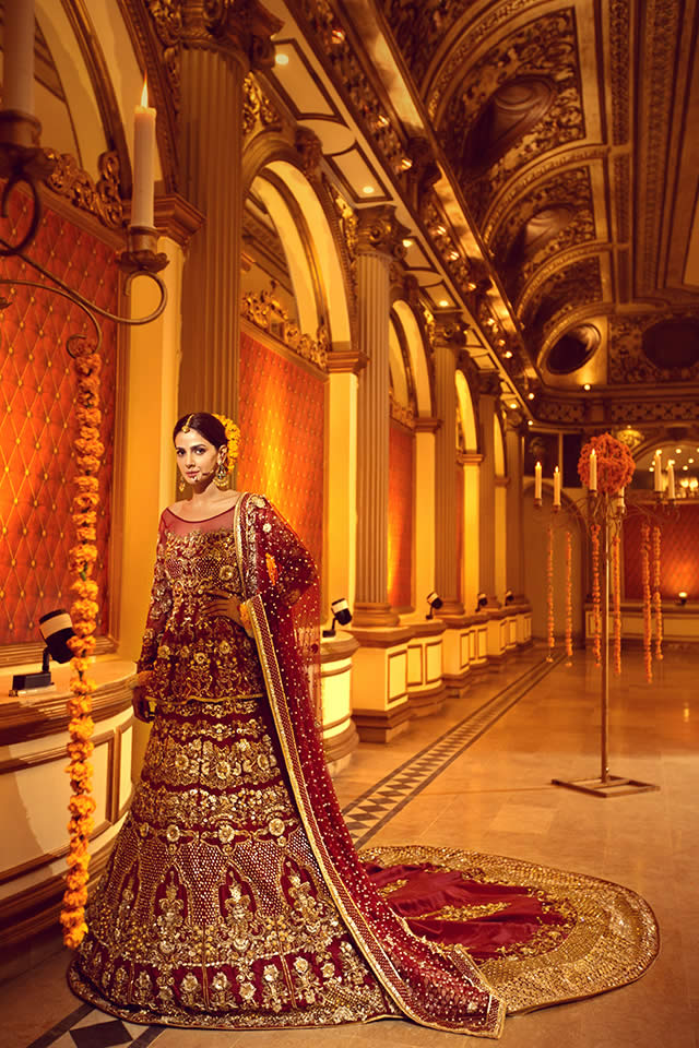 Erum Khan Nawabzadi Bridal Couture Featuring Saba Qamar