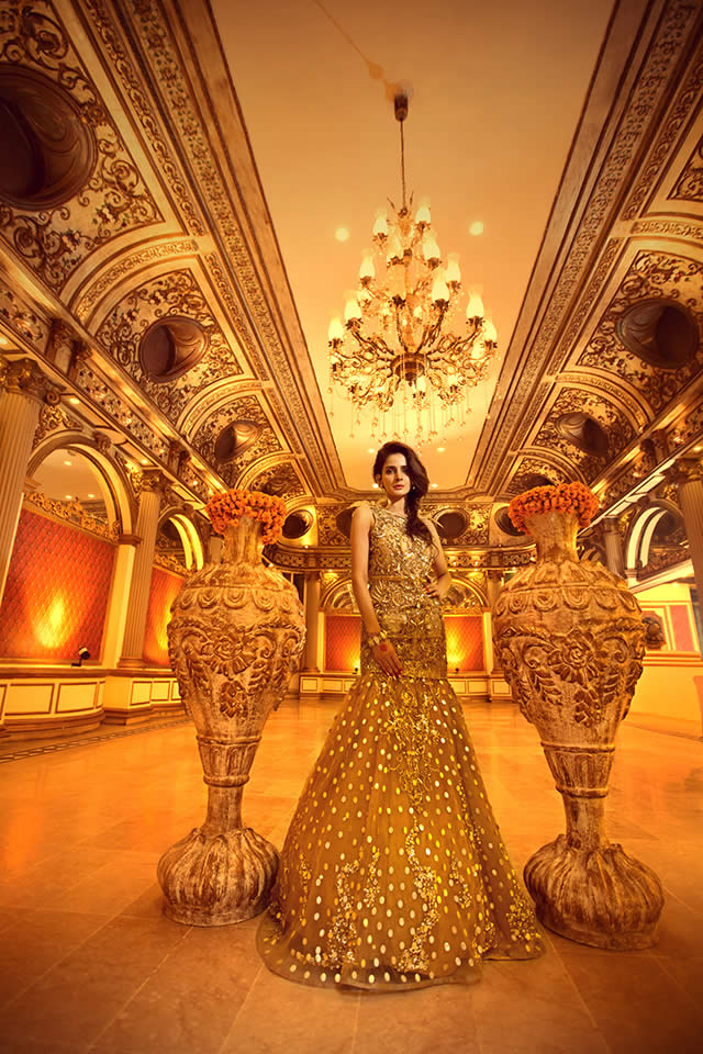 Erum Khan Nawabzadi Bridal Couture Featuring Saba Qamar