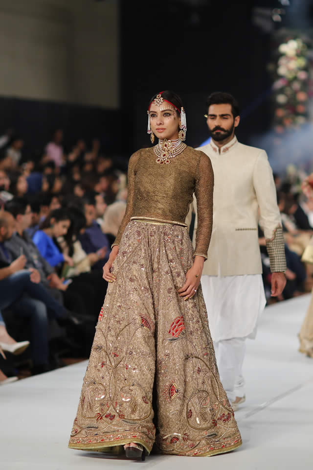 PFDC Loreal Paris Bridal Week 2015 Fahad Hussayn Dresses Collection Photo Gallery