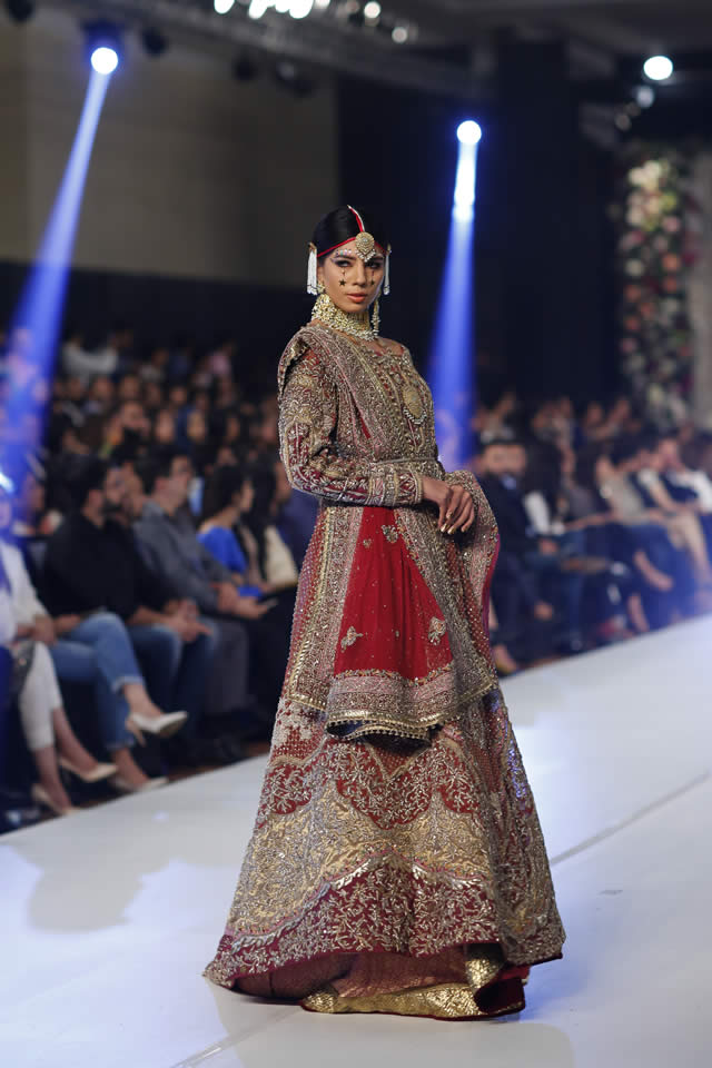2015 PFDC Loreal Paris Bridal Week Fahad Hussayn Dresses Collection Photos