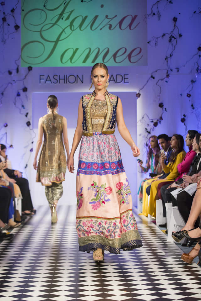 2016 Fashion Parade London Faiza Samee Dresses Gallery