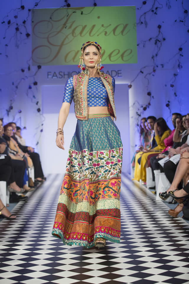 Faiza Samee Dresses at Fashion Parade London 2016