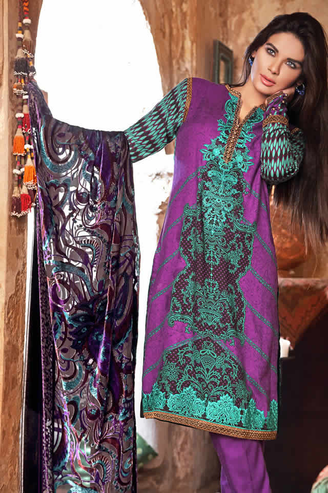 Gul Ahmed Winter collection 2015 Photos