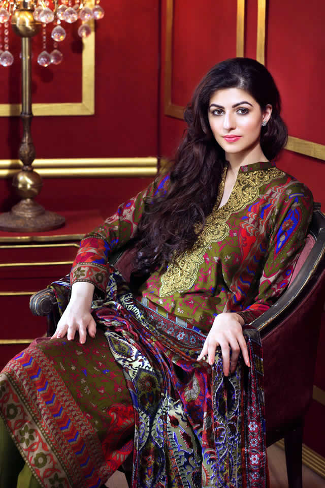 Gul Ahmed Winter Dresses collection 2015