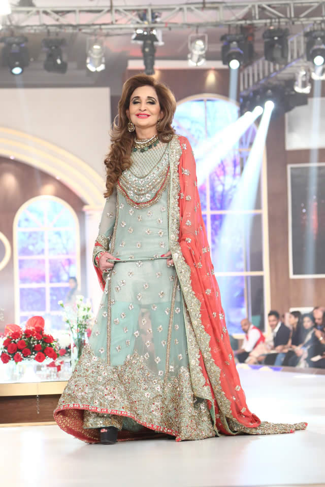 2015 TBCW Honey Waqar Bridal Dresses Pics