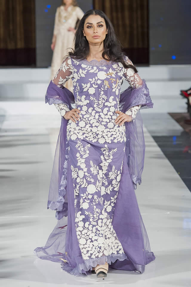 Huma Nassr Festive Collection at PFW 10 London 2016