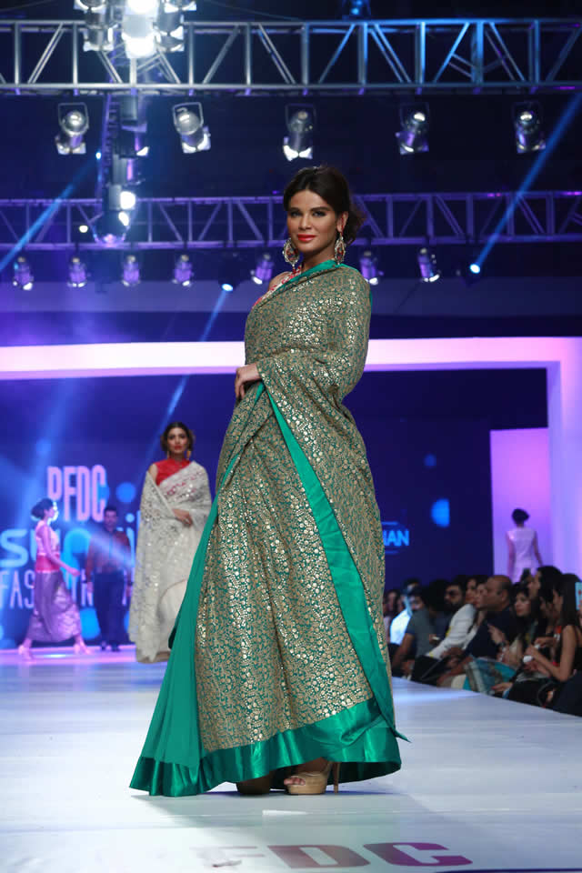 2015 PFDC Sunsilk Fashion Week Huma and Amir Adnan Collection