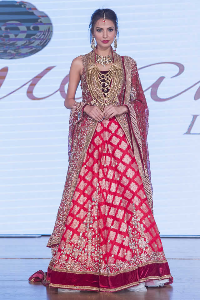 2015 Pakistan Fashion Week 8 London Lajwanti Formal Collection Pictures