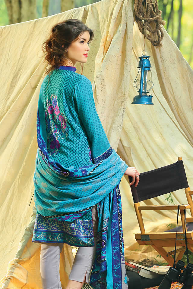 Lakhany Silk Mills Winter Shawl Collection 2015 Pics