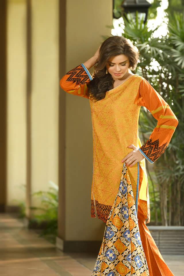 Lala Textiles Eid Dresses collection 2016 Images