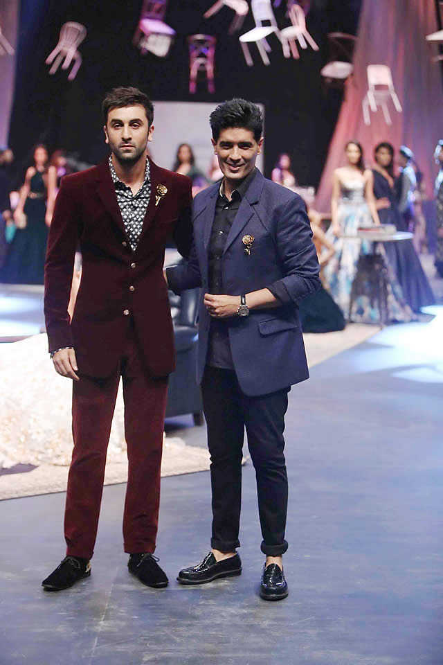 Ranbir Kapoor unveils Manish Malhotra's Menswear Line at LFW W/F 15