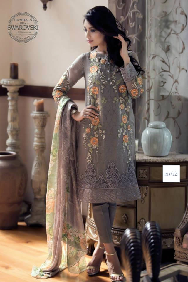 Mbroidered Eid 2015 Maria B Summer Dresses Picture Gallery