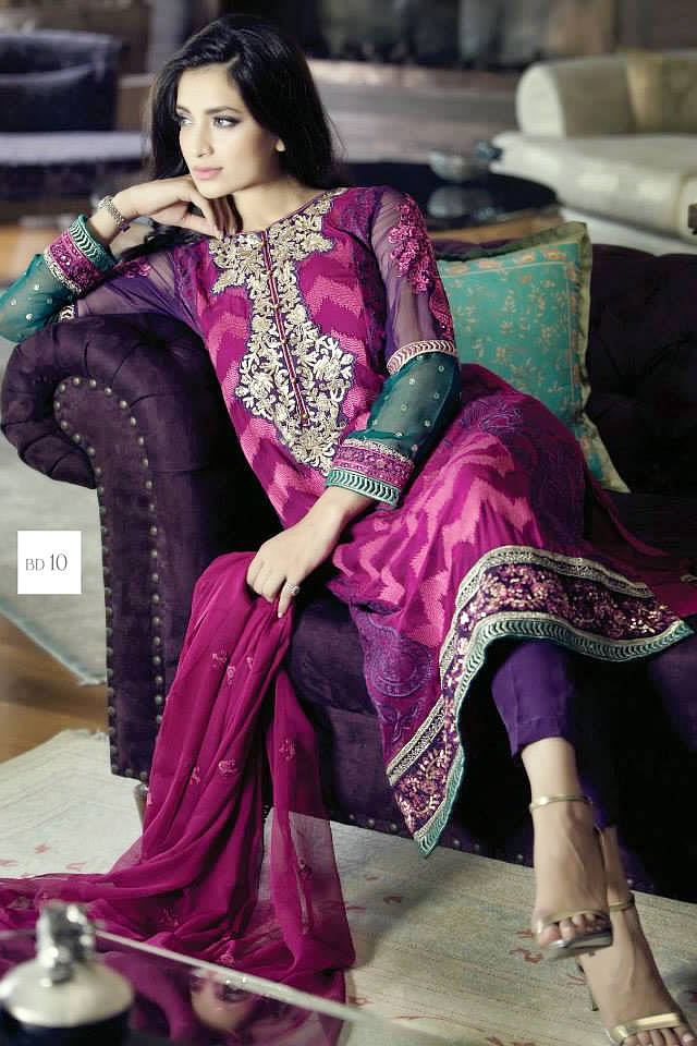 Ladies maria kurta 2015 b designs Maria B