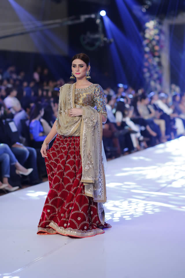 2015 PFDC Loreal Paris Bridal Week Misha Lakhani Formal Dresses Pics