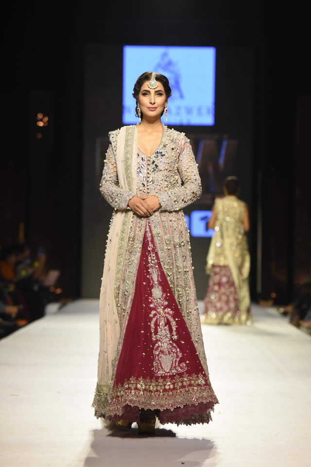 Fashion Pakistan Week WF 2015 Nida Azwer Bridal Collection Pictures
