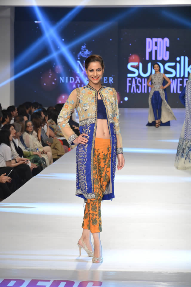 Nida Azwer â€œLuxury Pretâ€ Col at PFDC Sunsilk Fashion Week 2015