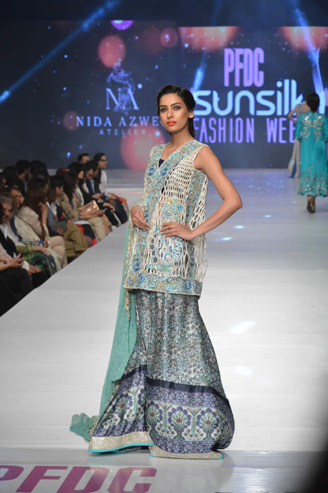Nida Azwer PFDC Sunsilk Fashion Week collection 2015 Photos