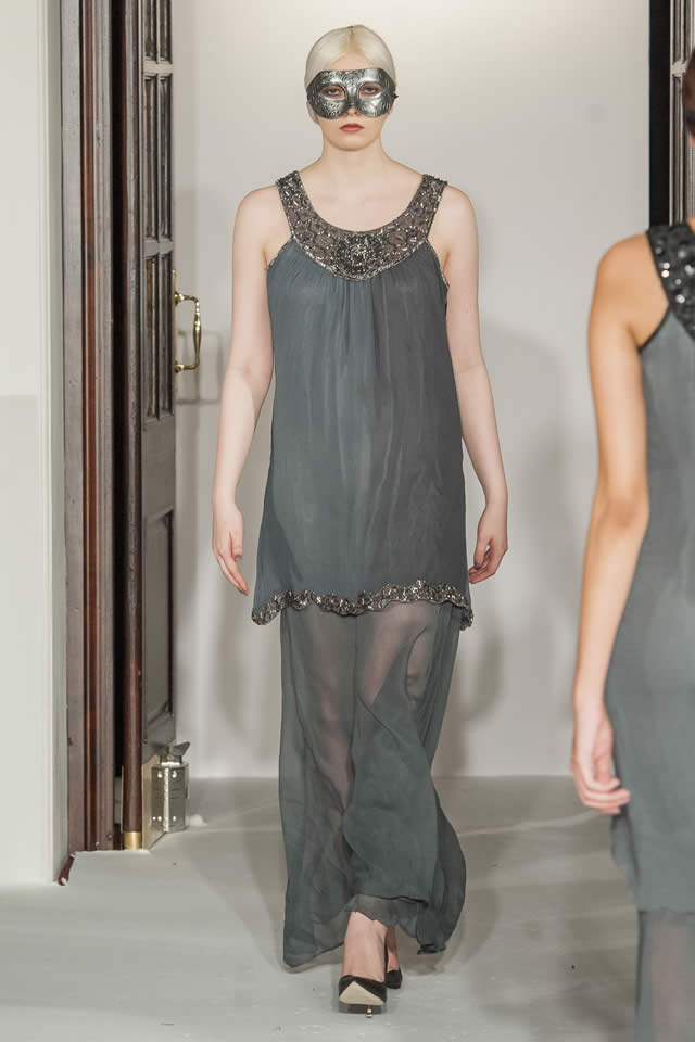 Omar Mansoor Dresses London Fashion Week Images