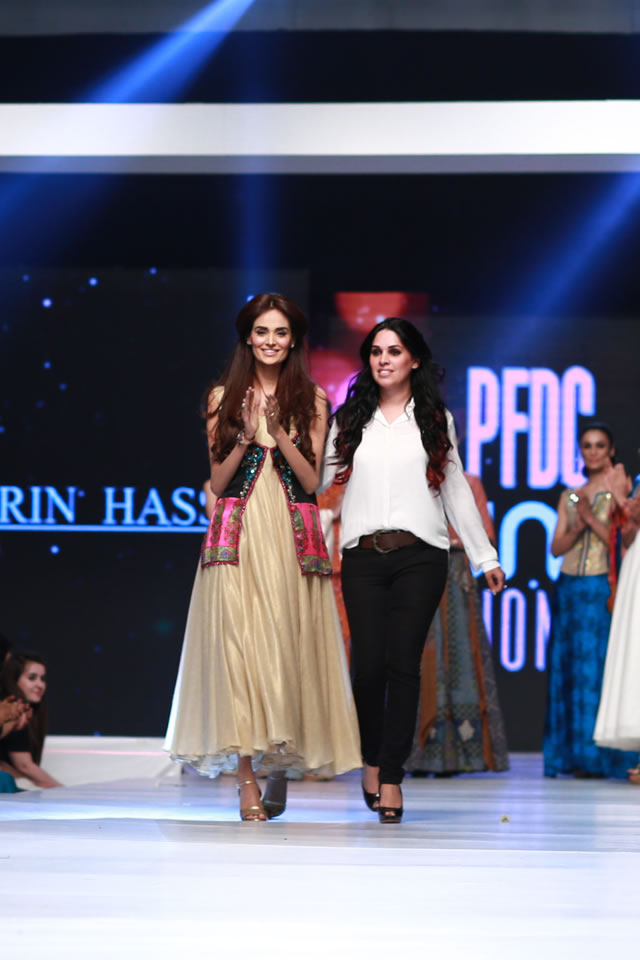 PFDC Latest SHIRIN HASSAN â€˜ROCK N ROLLAâ€™ Sunsilk Fashion Week Collection