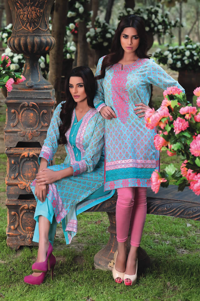 2015 Latest SNM Lawn Spring Summer Collection