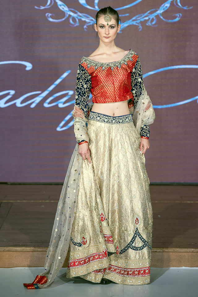 2015 Pakistan Fashion Week 8 London Sadaf Amir Collection Photo Gallery
