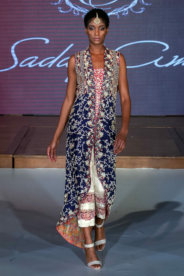 2015 Pakistan Fashion Week 8 London Sadaf Amir Dresses Gallery