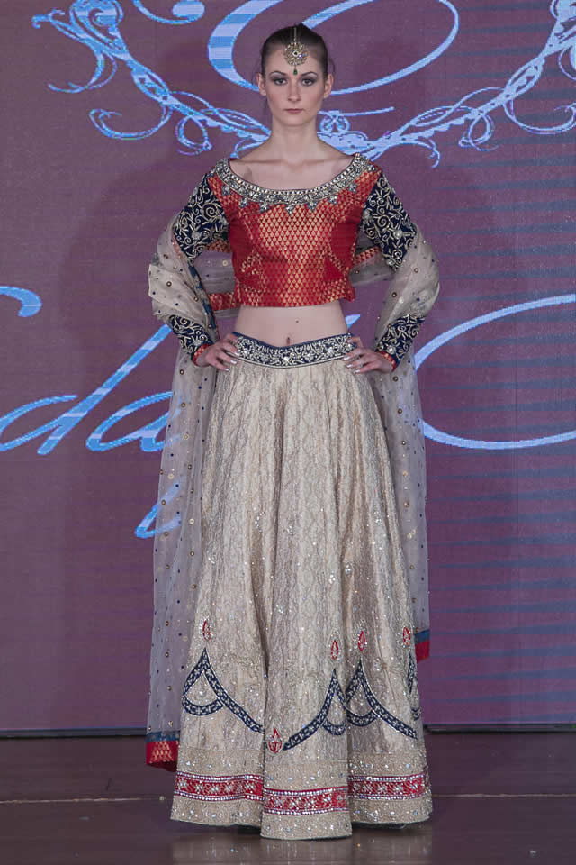 2015 Pakistan Fashion Week 8 London Sadaf Amir Dresses Collection Photos