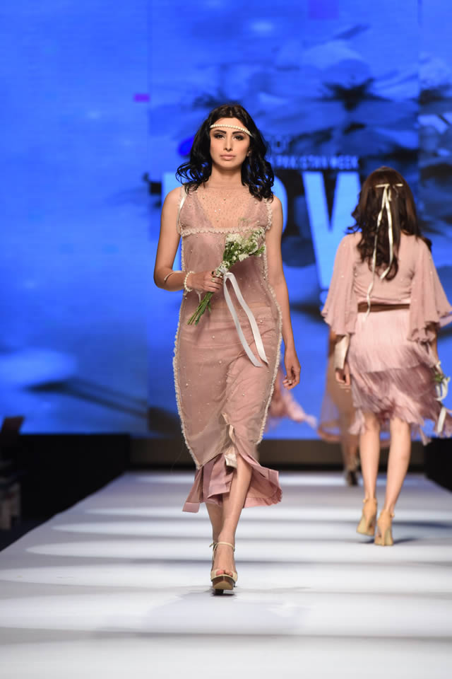 Sadaf Malaterre Dresses collection Telenor Fashion Pakistan Week