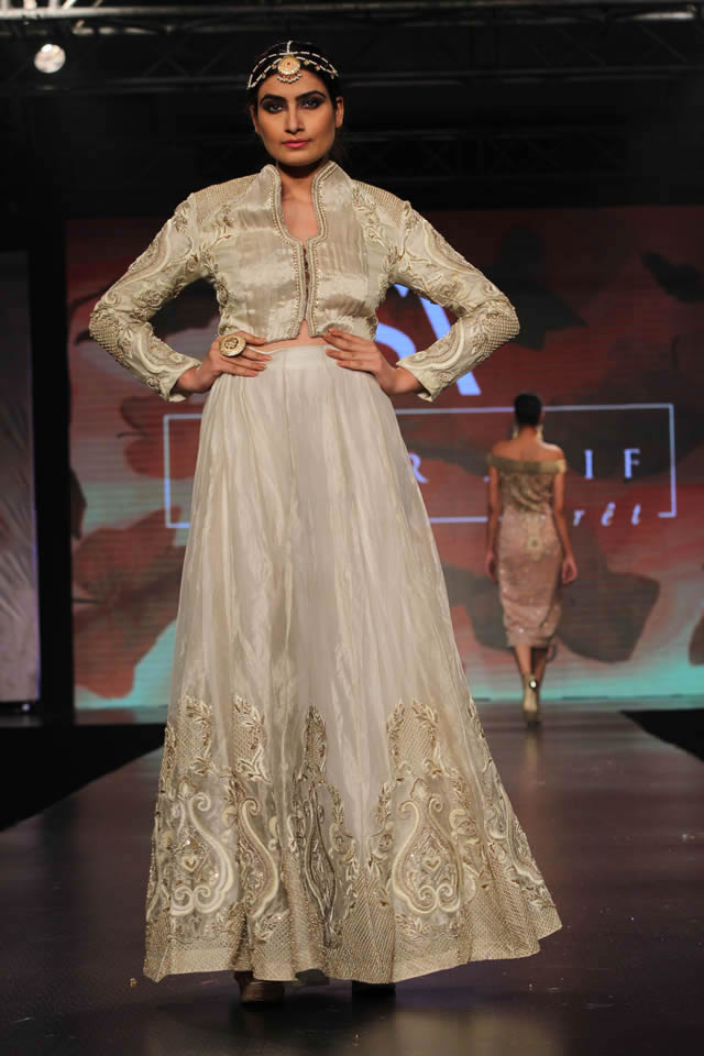 2015 Shaan-e-Pakistan Fashion Show Sahar Atif Formal Dresses Pics