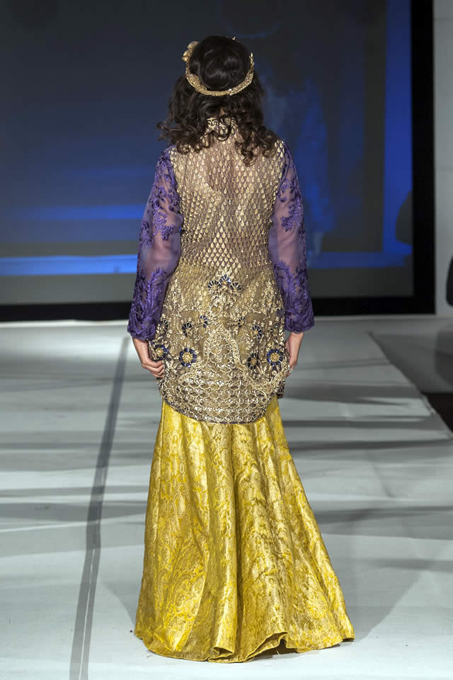 2015 Pakistan Fashion Extravaganza London Saira Rizwan Bridal Colleciton Images