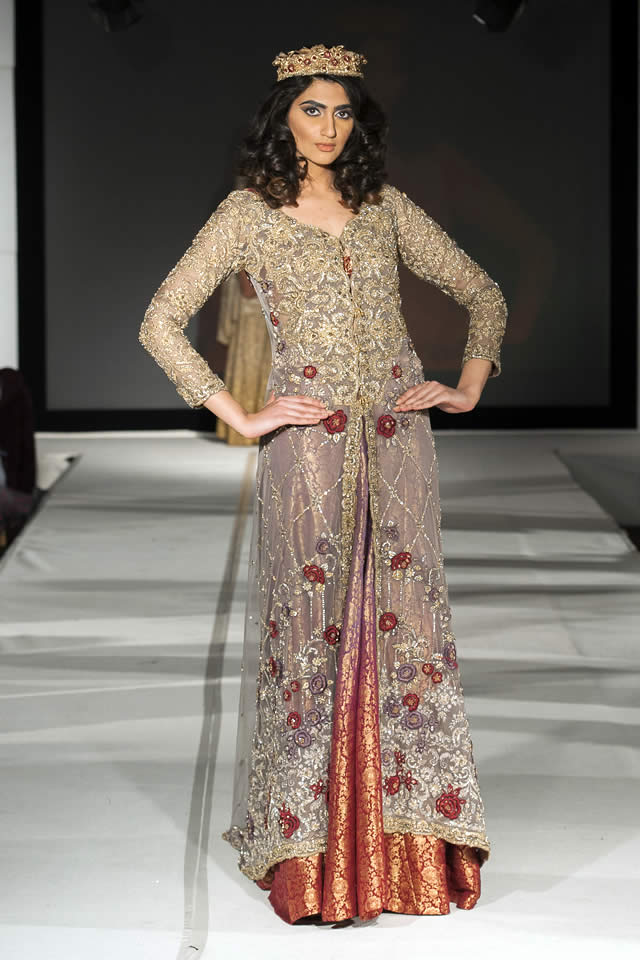 Pakistan Fashion Extravaganza London 2015 Saira Rizwan Collection Photos