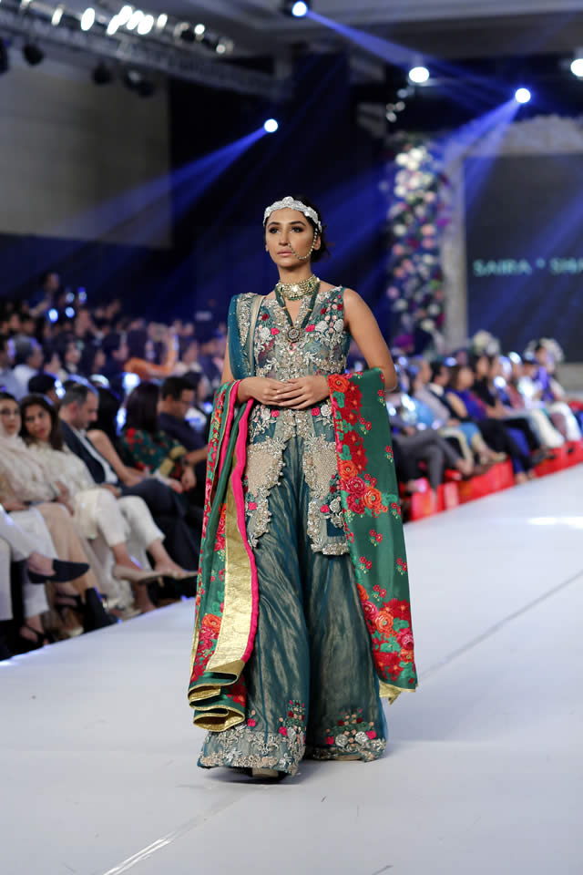 2015 PFDC Loreal Paris Bridal Week Saira Shakira Formal Collection Pictures