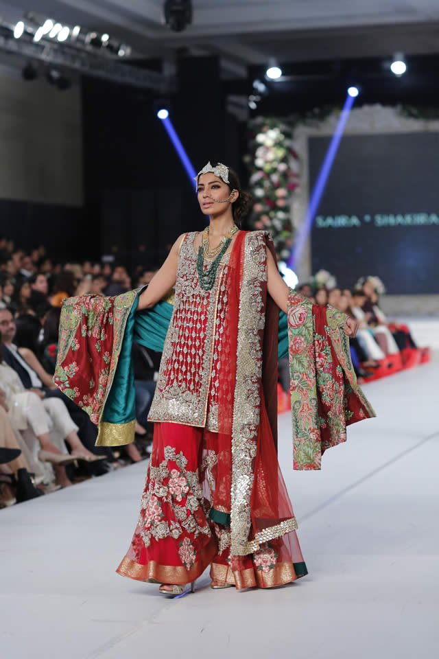 PFDC Loreal Paris Bridal Week 2015 Saira Shakira Dresses Gallery