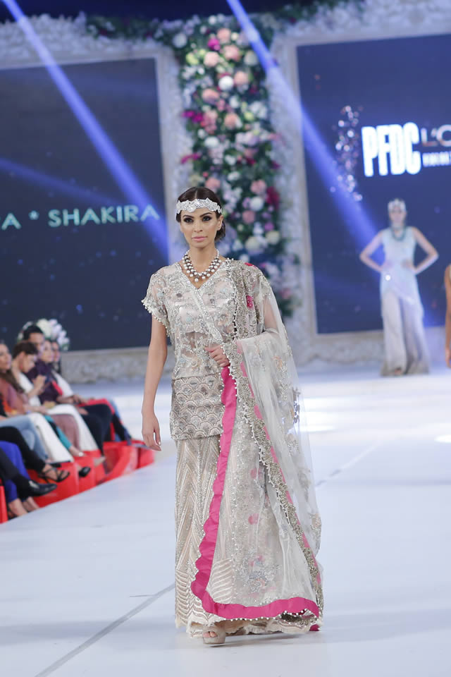PFDC Loreal Paris Bridal Week 2015 Saira Shakira Dresses Collection Photo Gallery