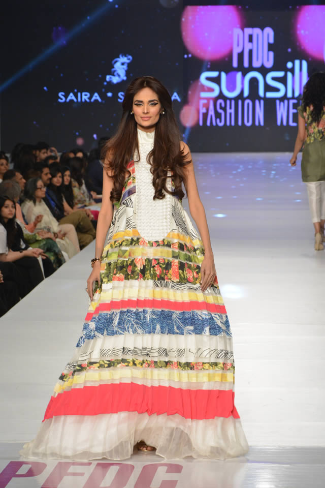 Saira Shakira at PFDC Sunsilk Fashion Week 2015