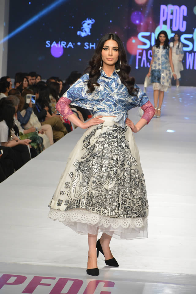 Saira Shakira PFDC Sunsilk Fashion Week 2015