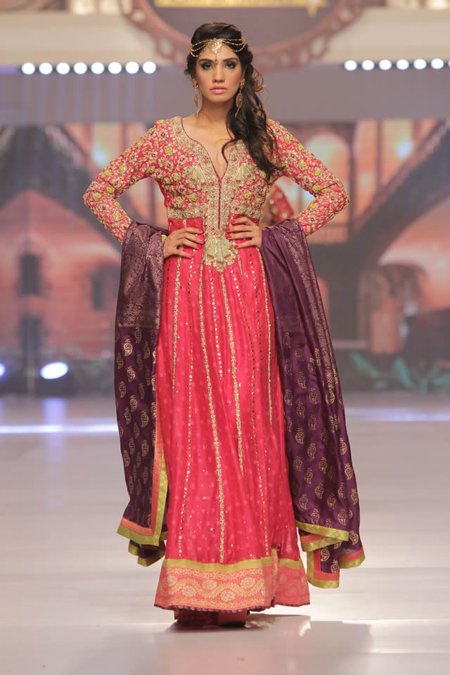 Telenor Bridal Couture Week 2015 Sana Abbas Wedding Dresses